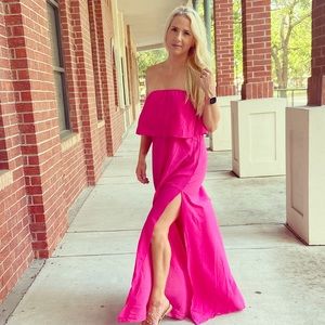 Hot Pink Maxi Dress
